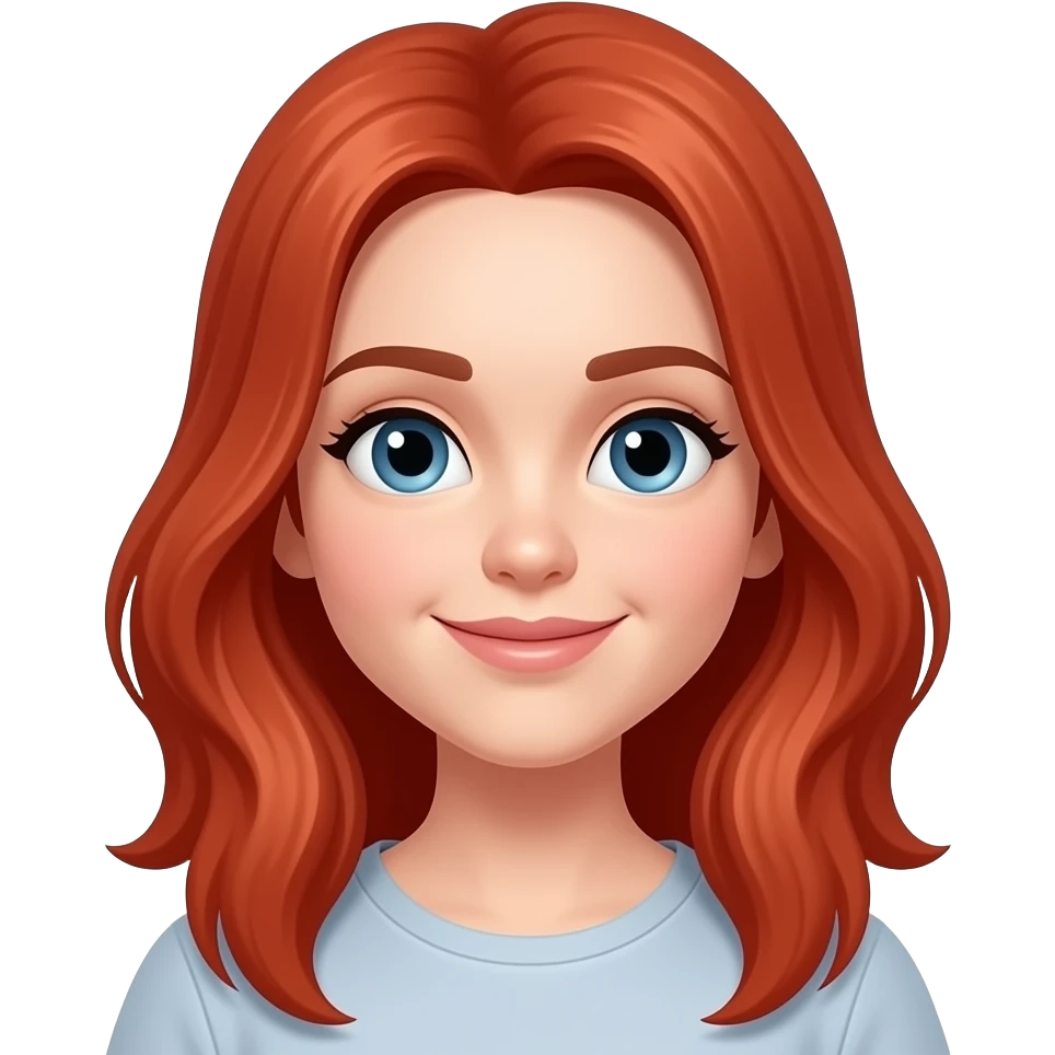 red hair girl emoji