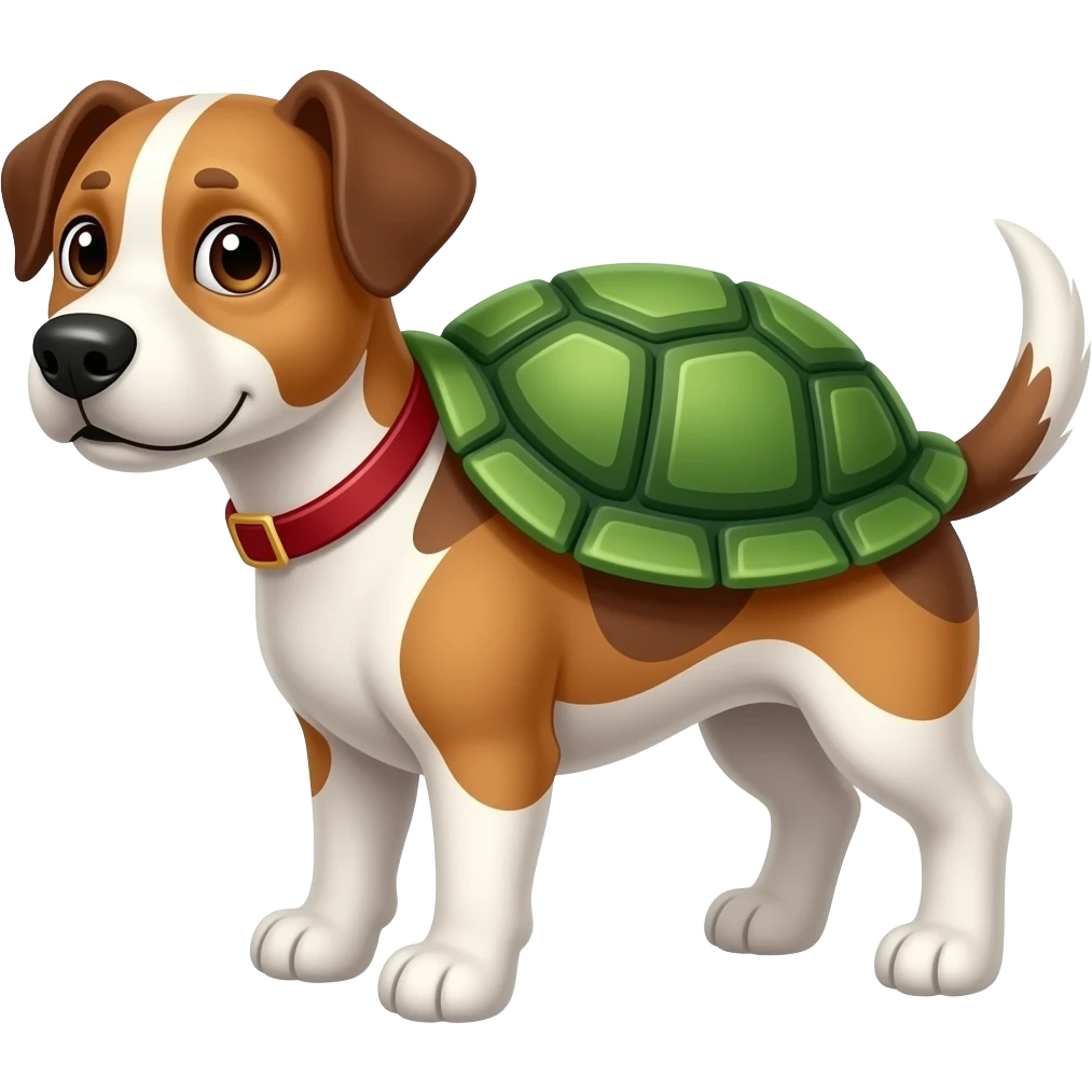 turtle mixed with dog emoji