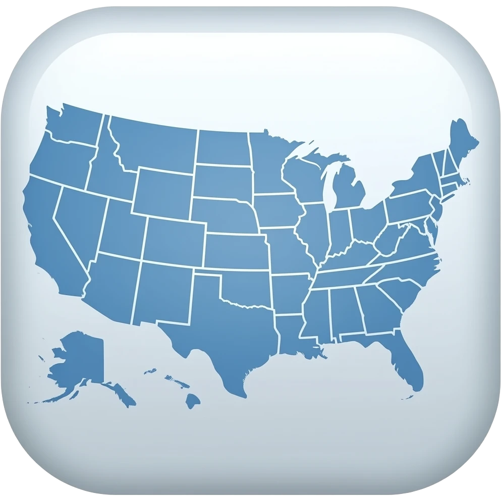us map icon emoji