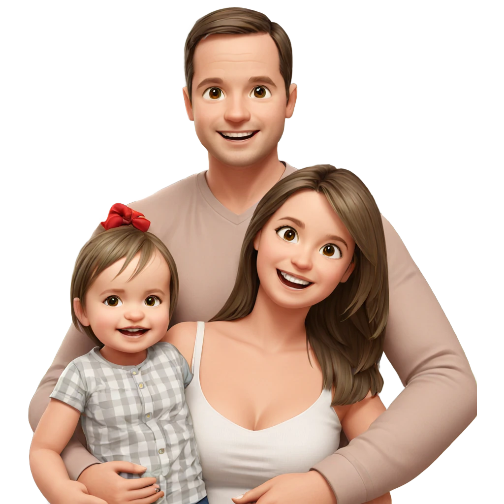 happy family portrait together emoji