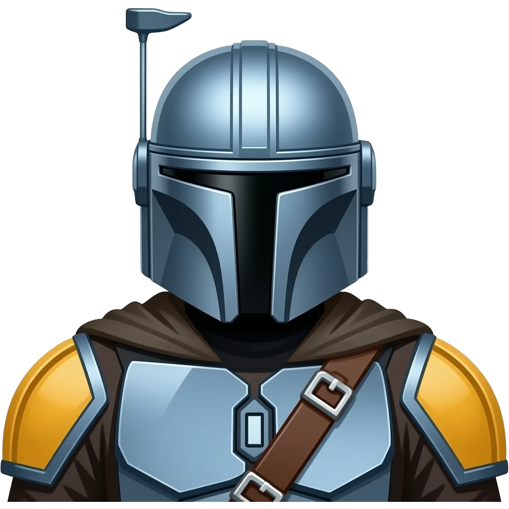 emoji of mandilorian emoji