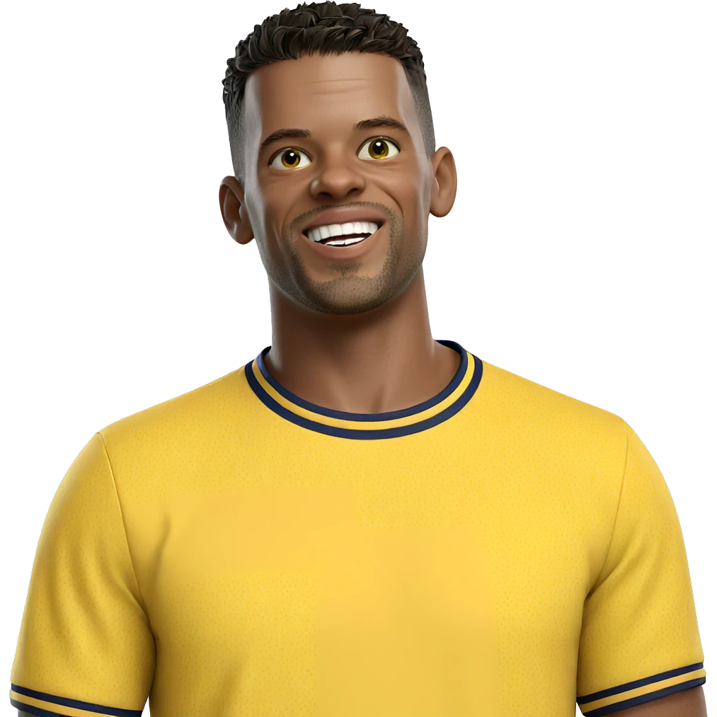smiling boy in yellow shirt emoji