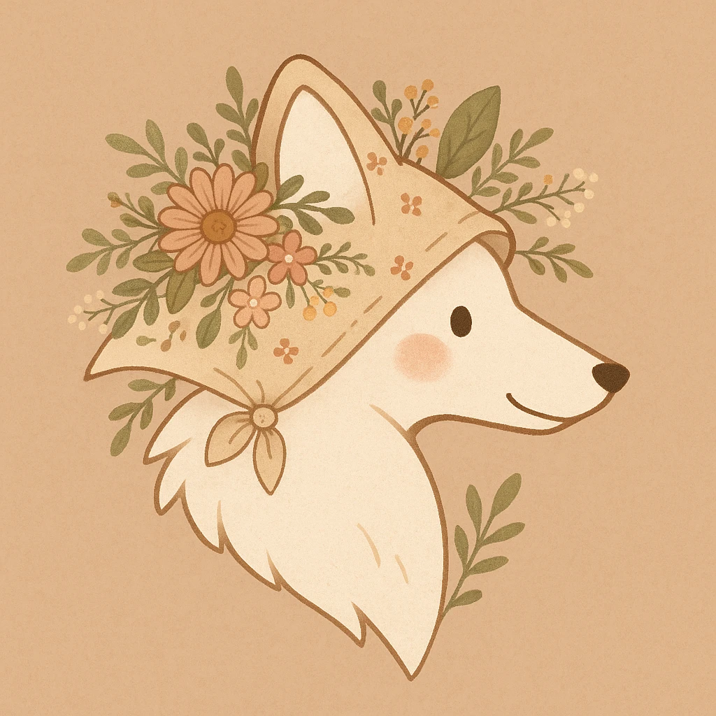 Give the Overwolf logo a cute cottagecore makeover emoji