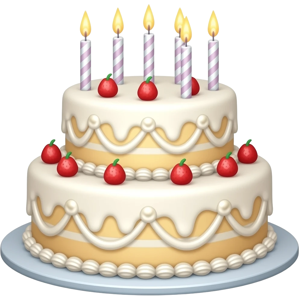Wedding cake emoji