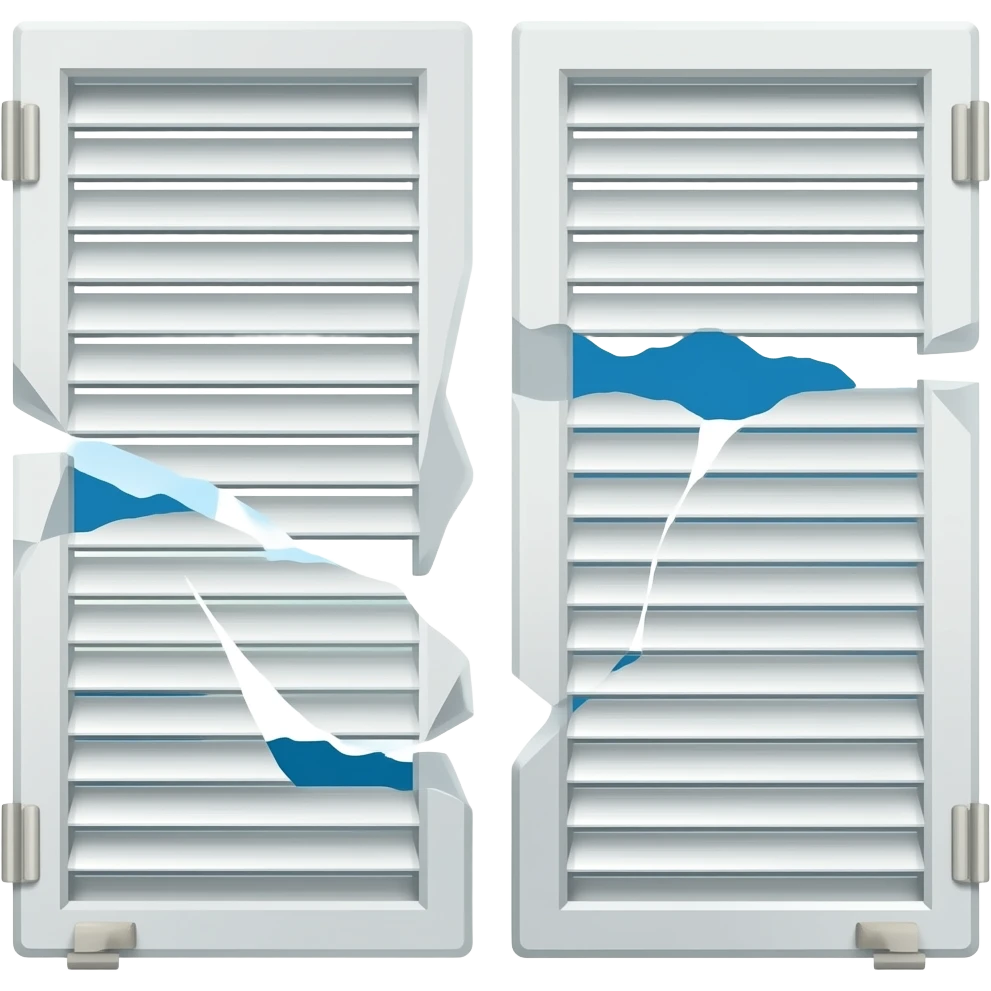 broken shutters emoji