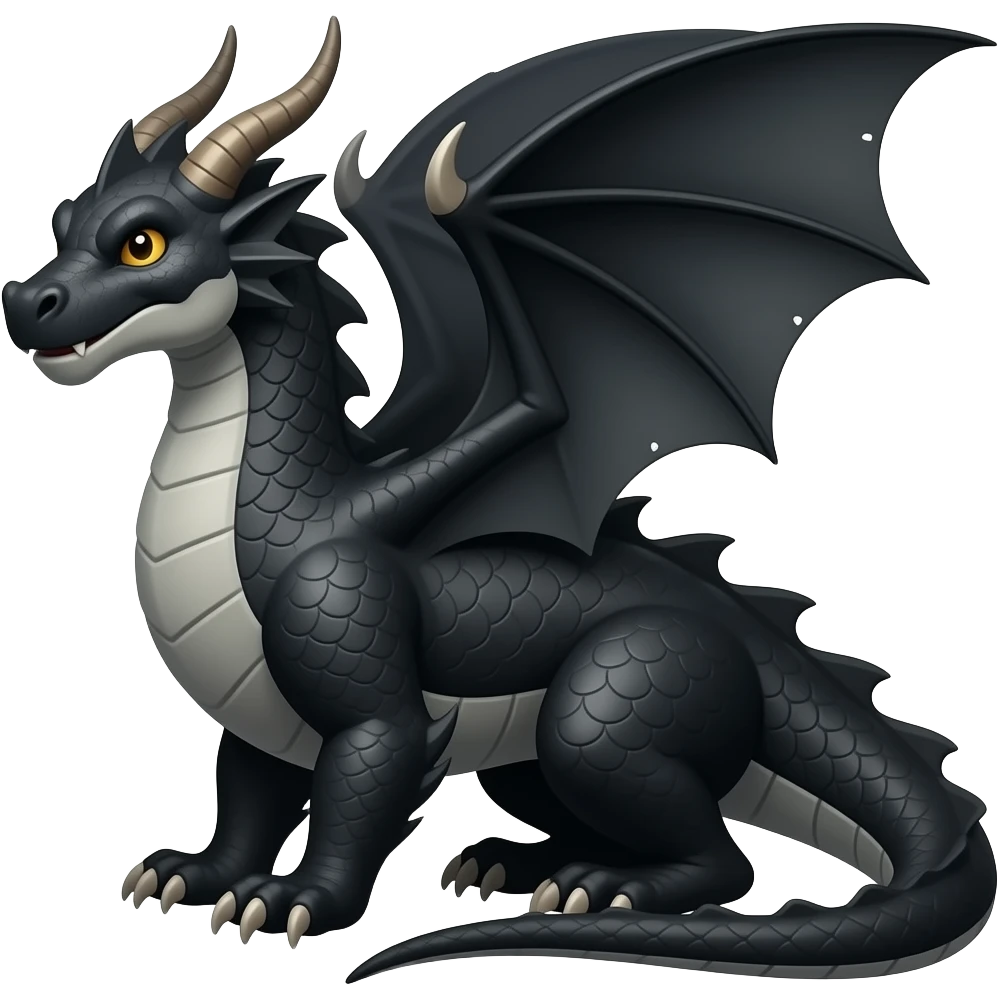 Black dragon emoji