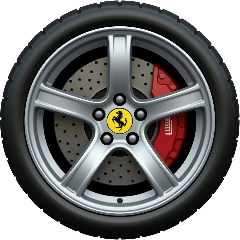 Ferrari racing rims wheels perfect perportions with slicks, love profileracing tires on them emoji