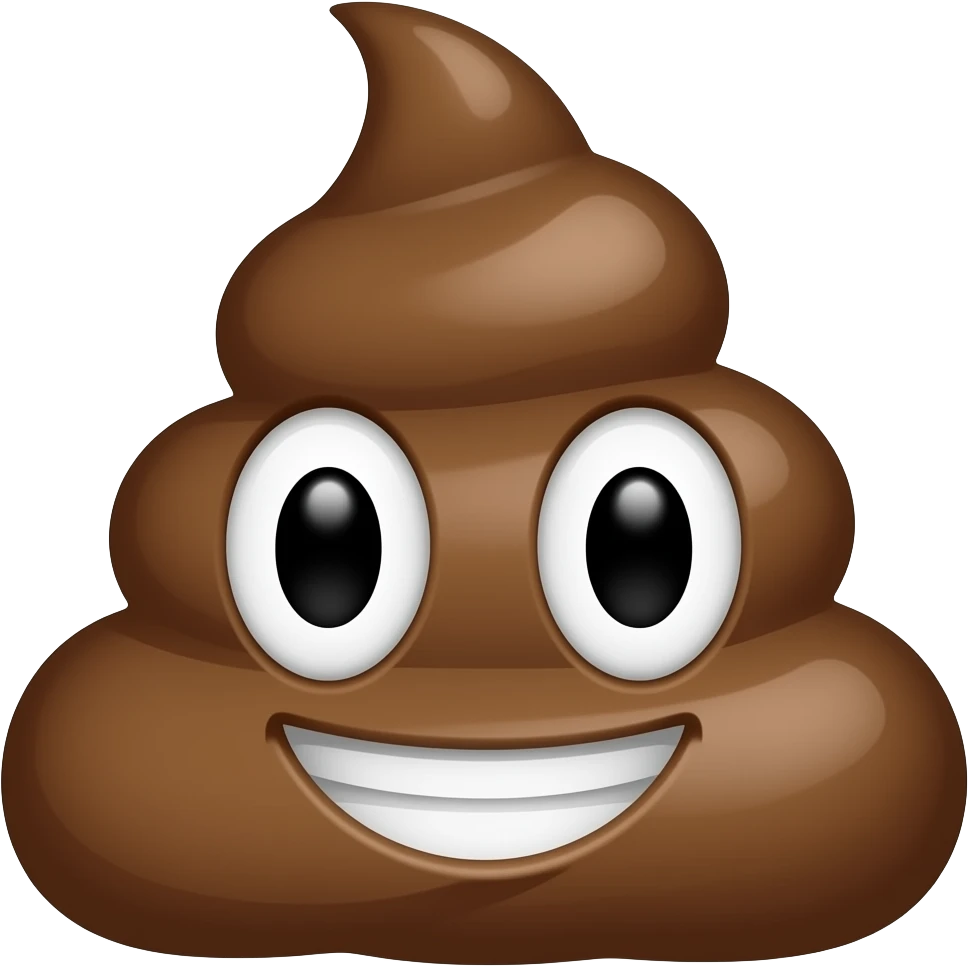 Hi poop sign emoji