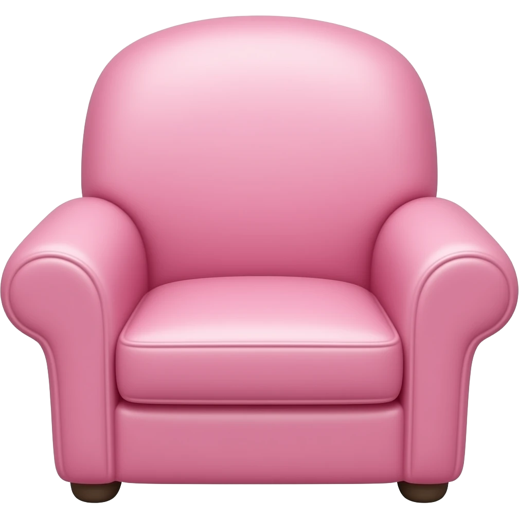 Comfy pink chair emoji