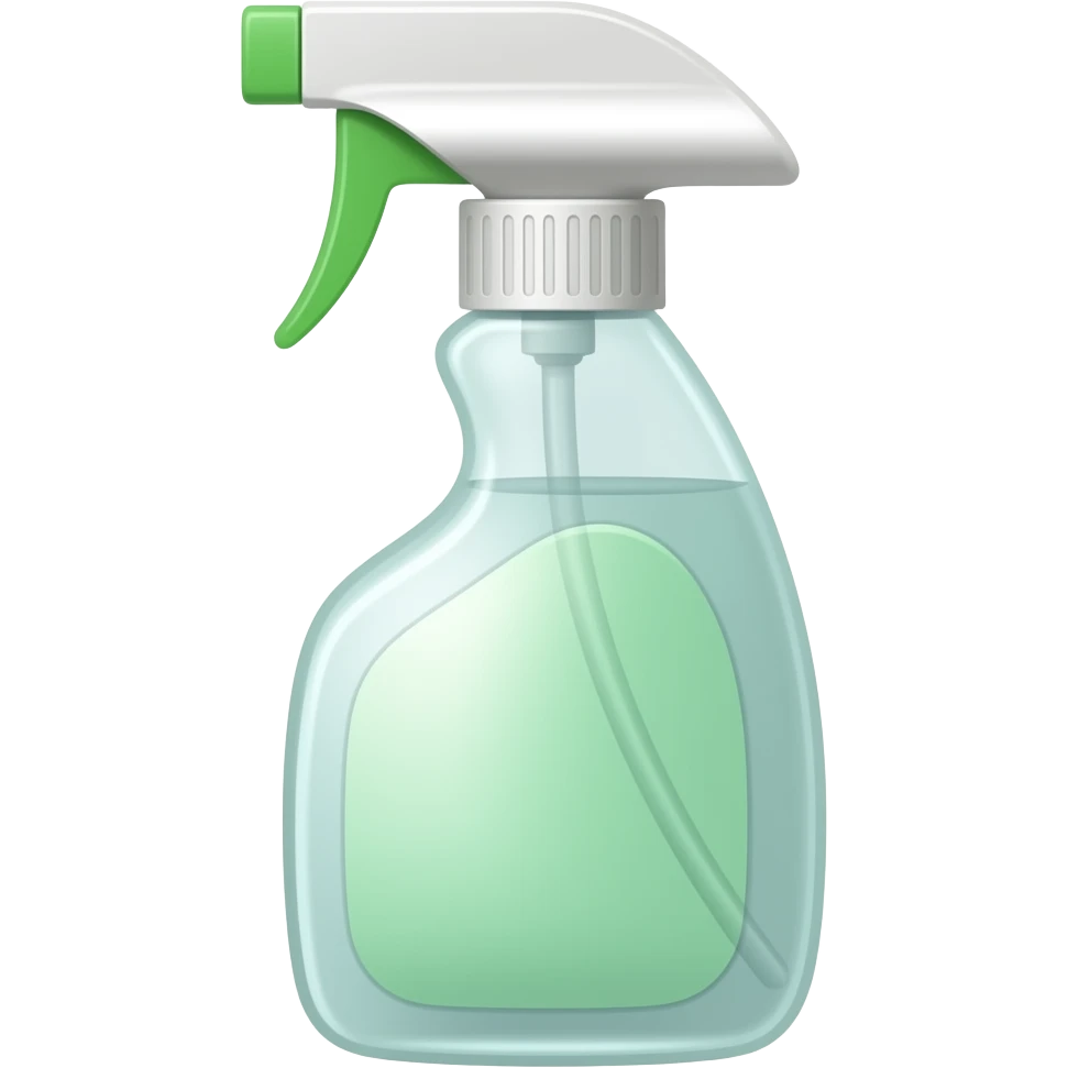 Light green spray bottle emoji