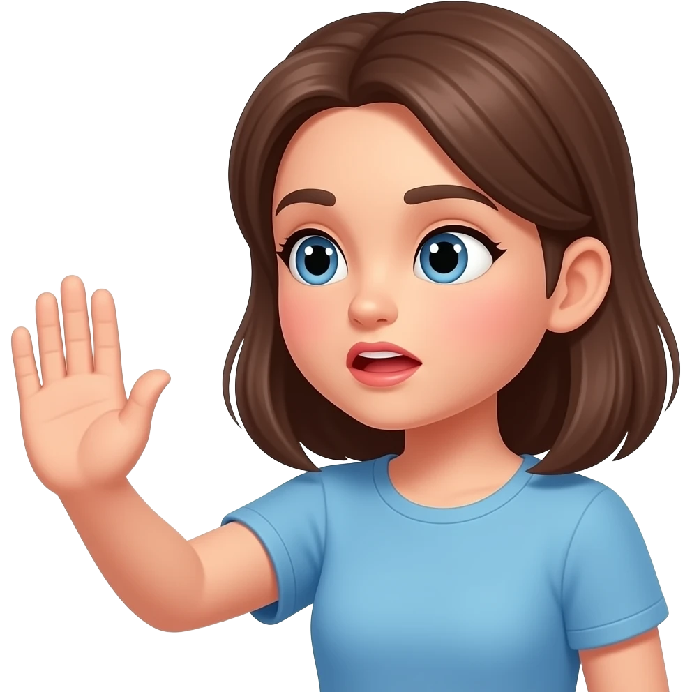 Reject proposal by girl emoji