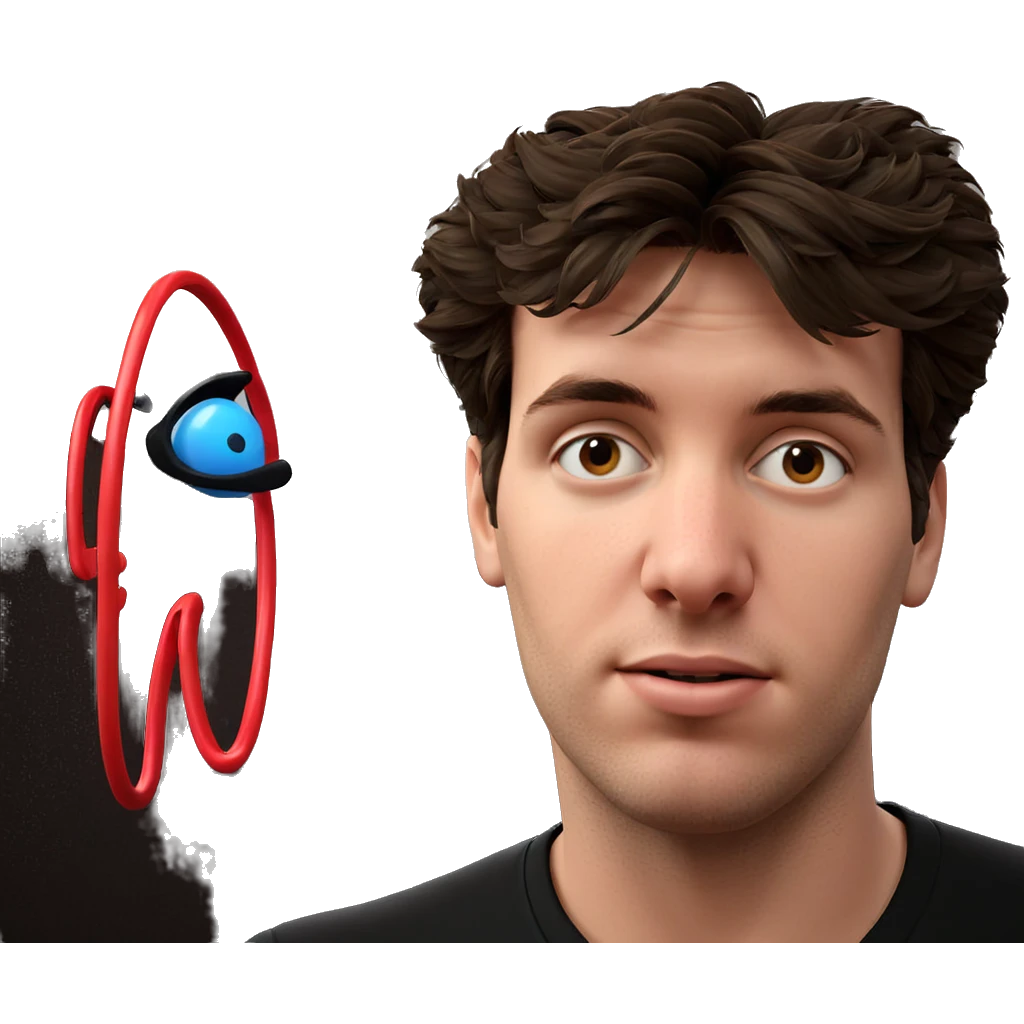 meme boy with short hair emoji