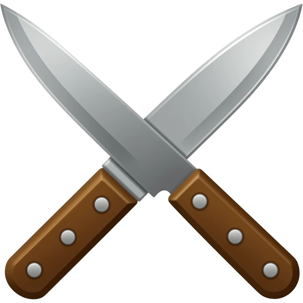 knife and gun emoji