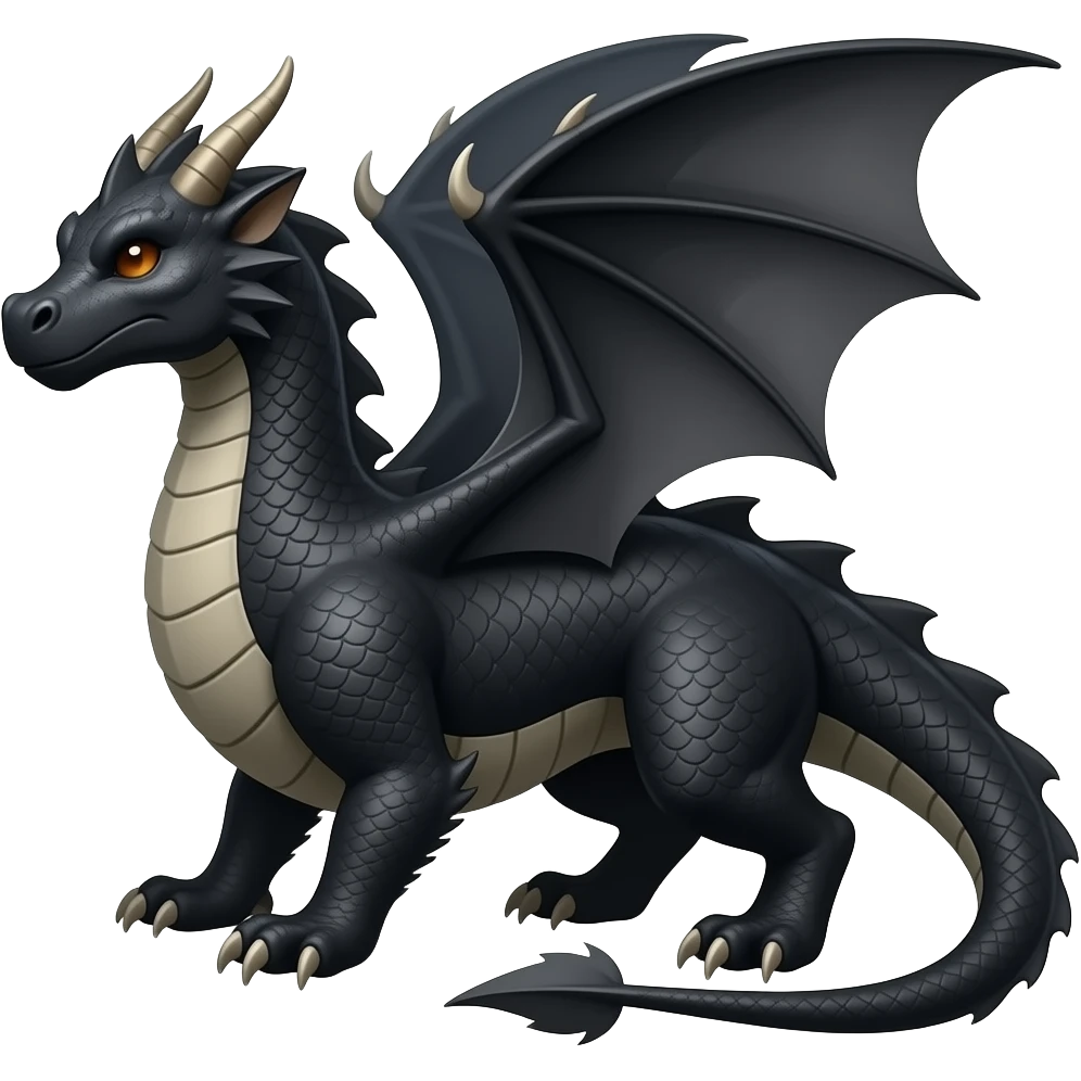 black dragon emoji
