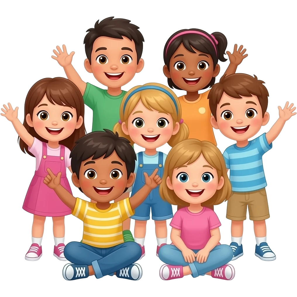 kids having fun emoji