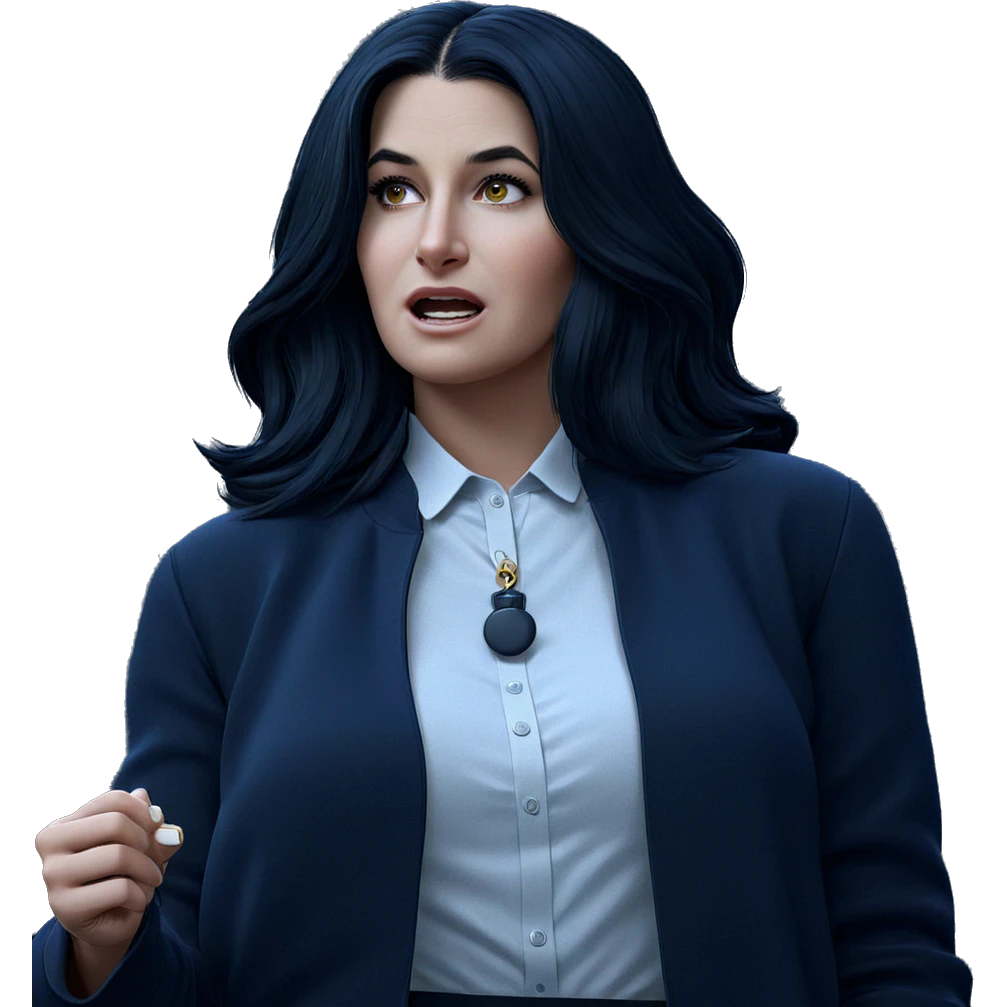 black haired girl portrait emoji