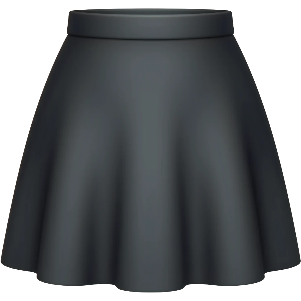 Black skirt emoji