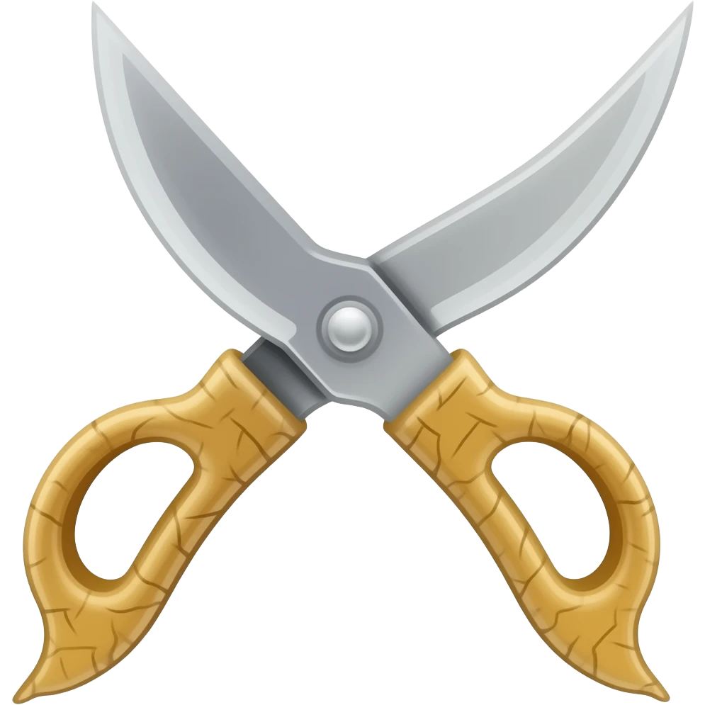 Simple wool shears emoji