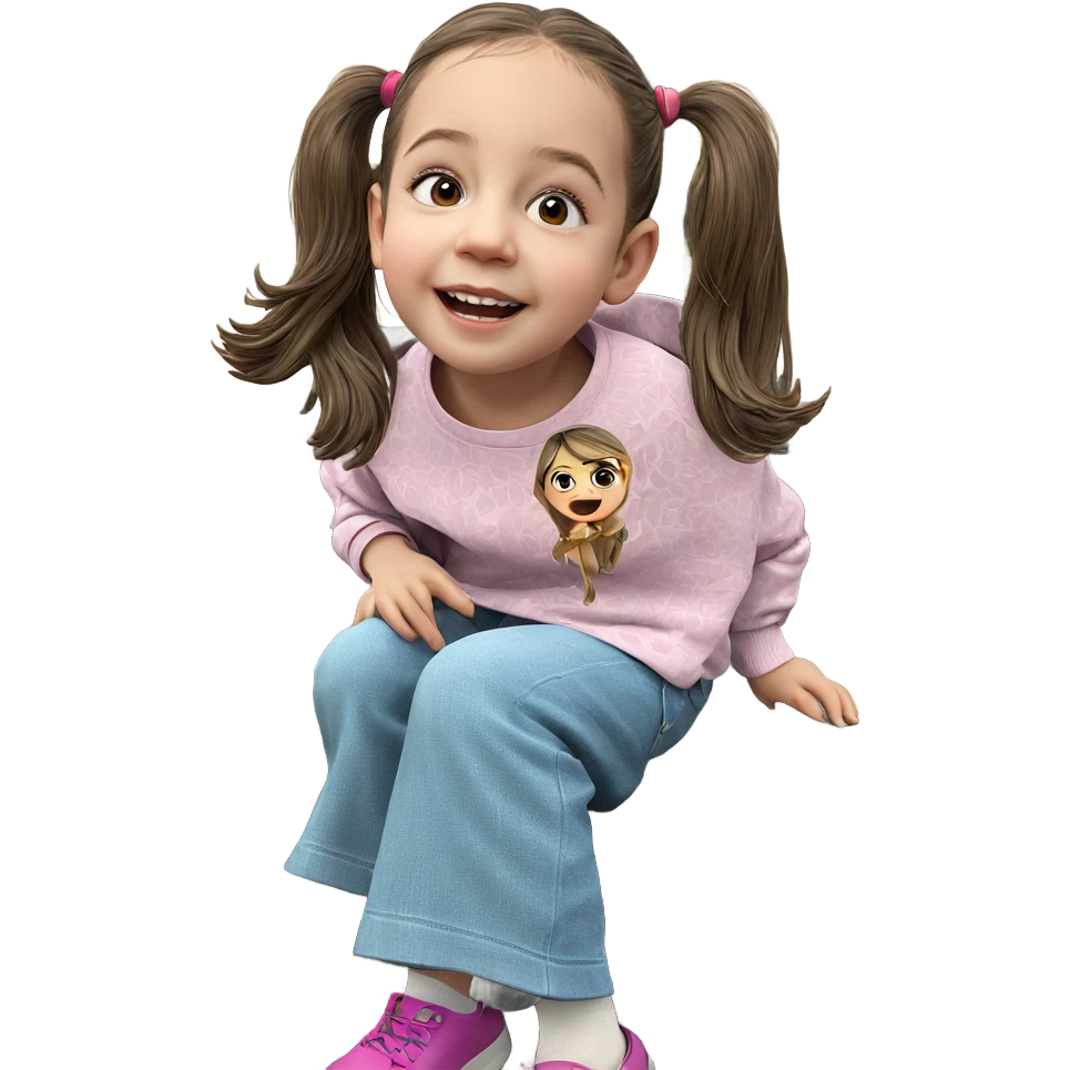 curious girl in nature emoji