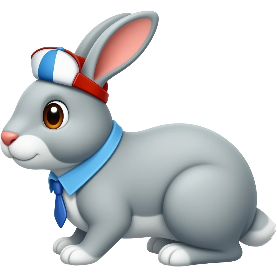 16. Finally, grey bunny finishes bunny’s classes at school. 🐰 emoji