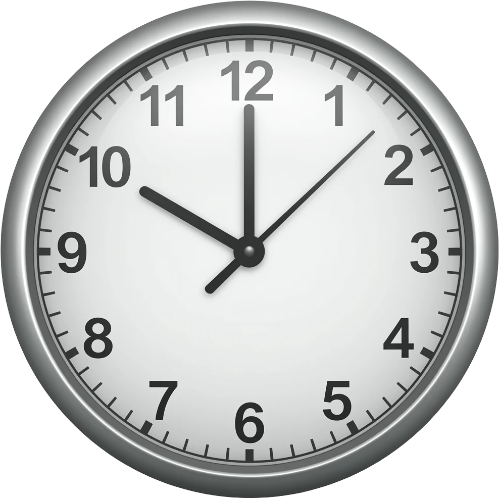 clock with pill emoji