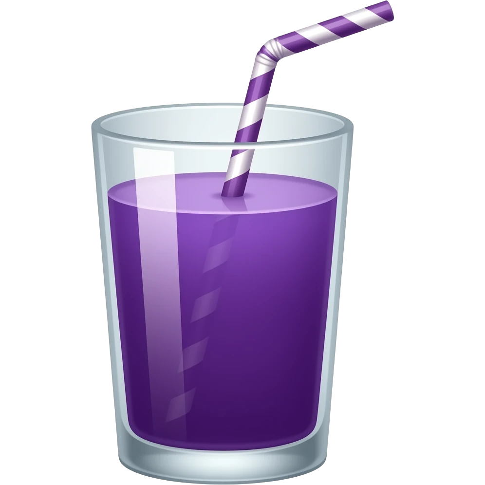 자주빛 주스 emoji