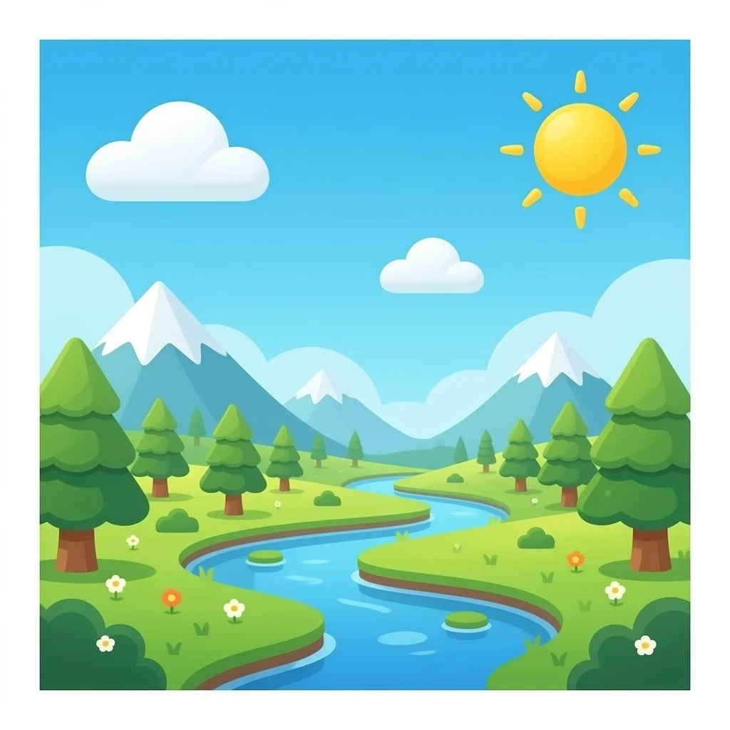 Kawaii monster world emoji