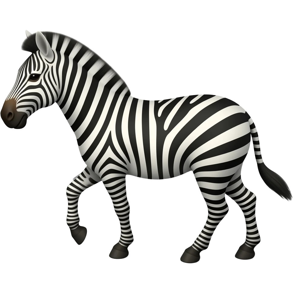 Zebra corsswalk ,transparent background emoji