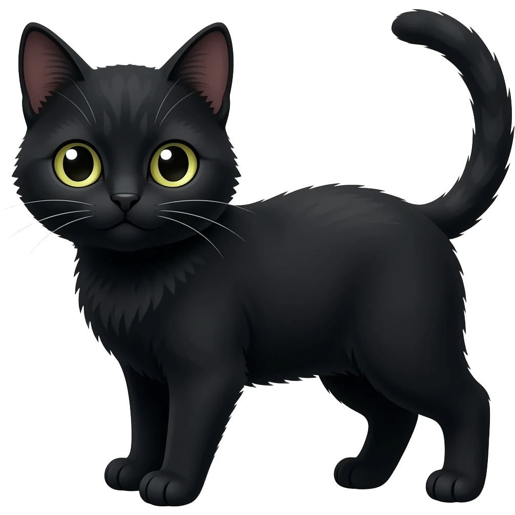 Gattina nera emoji