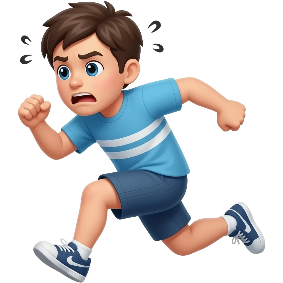 Run into trouble emoji