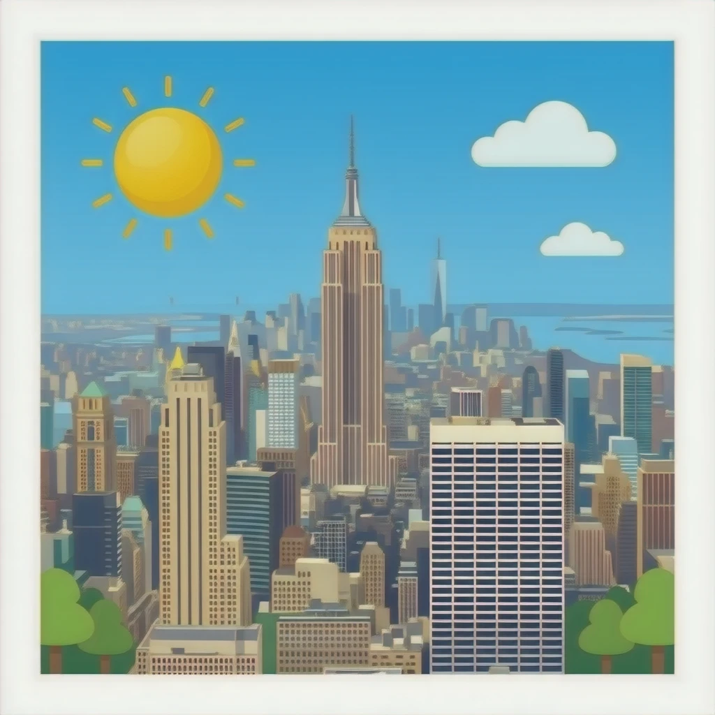 New York City. emoji