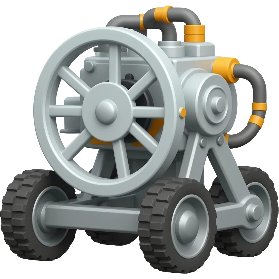 machine on wheels emoji