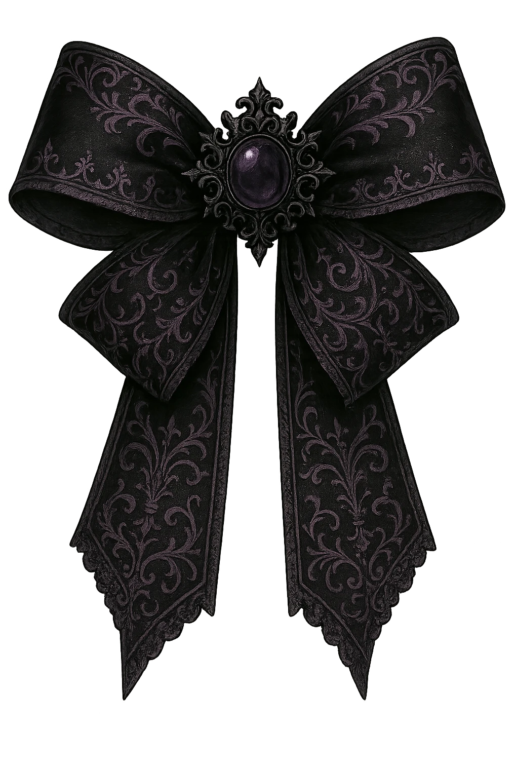 goth bow, remove background emoji