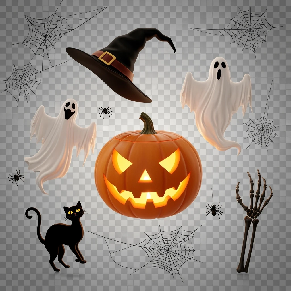 Halloween, remove background emoji