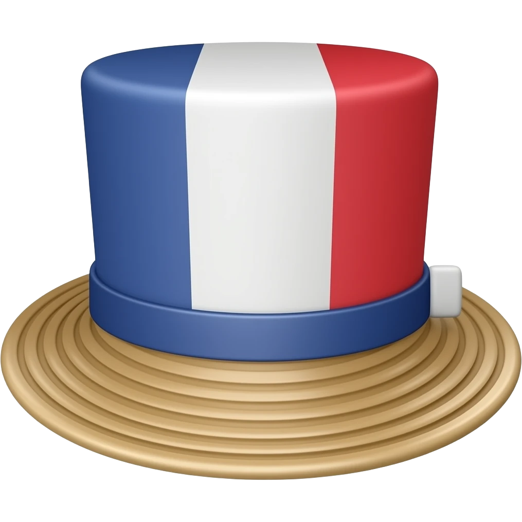 french hat emoji