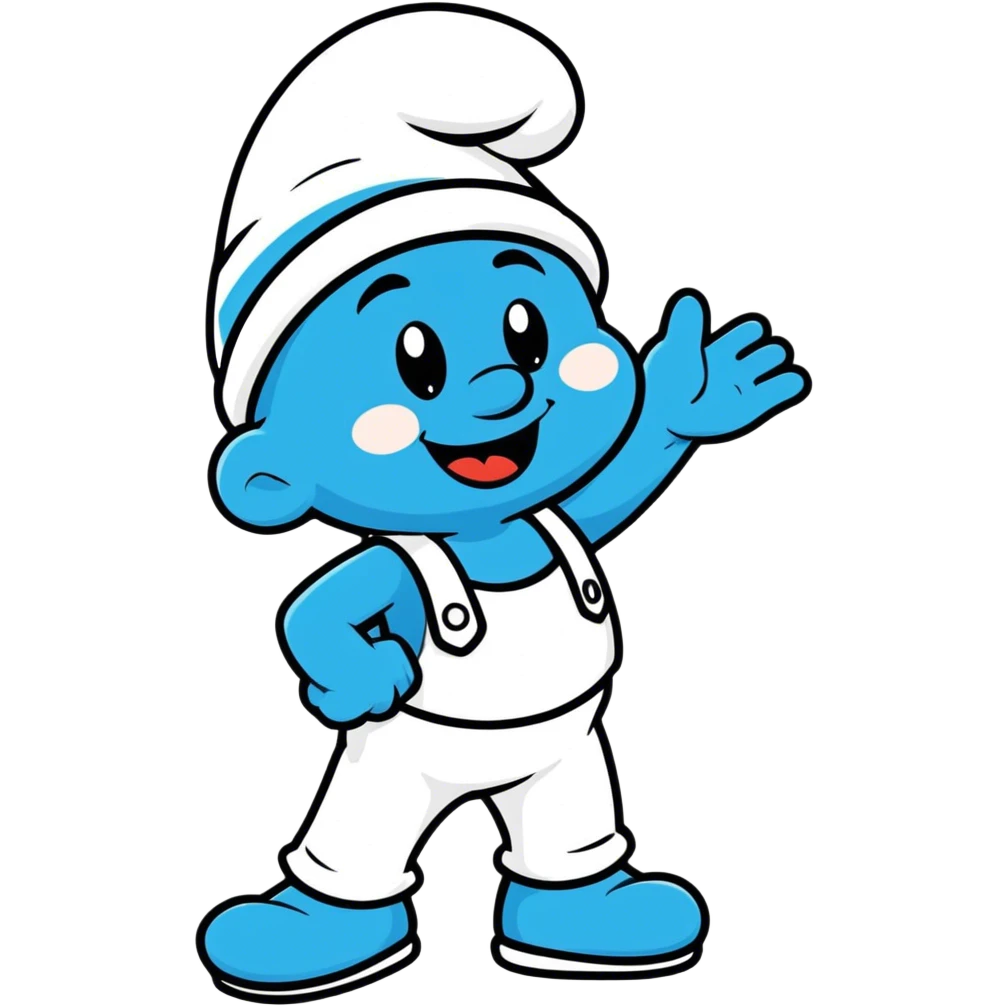 Smurf emoji