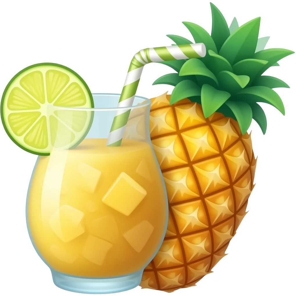 Pina colada emoji