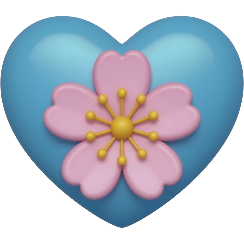 🌸🩵 emoji