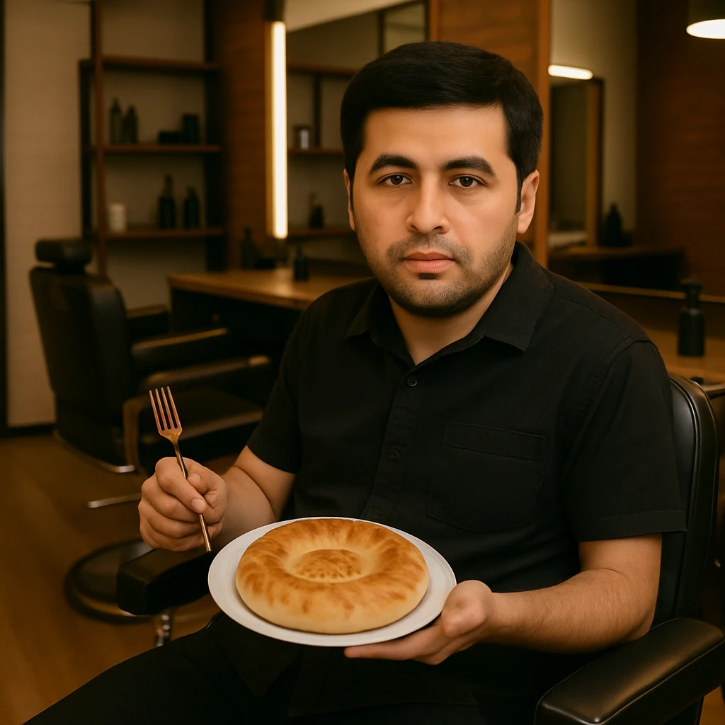 birinchidagi odamni yuziga 2 rasmdagi odamni yuzini quyib chizib ber emoji