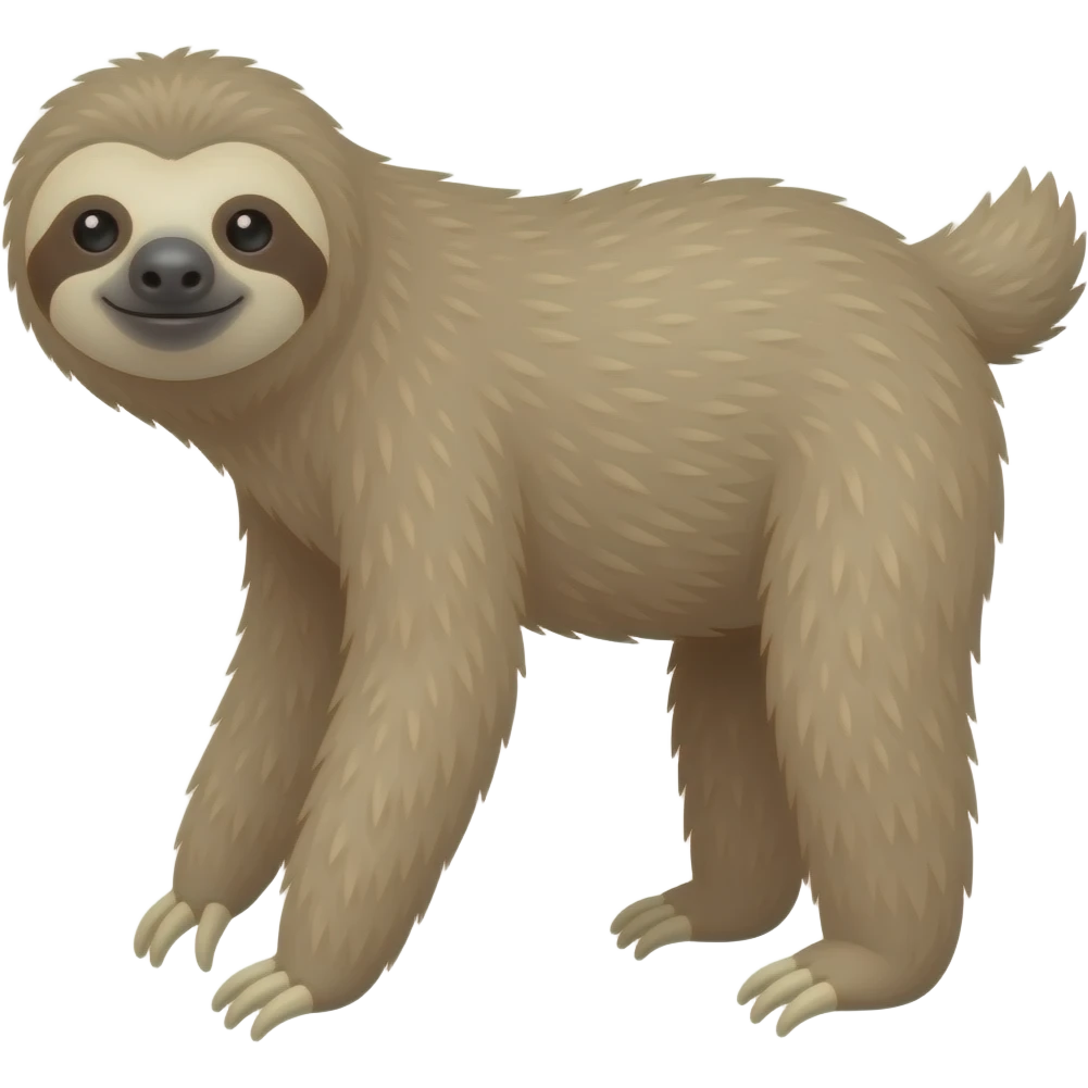 Three-Toed Sloth emoji