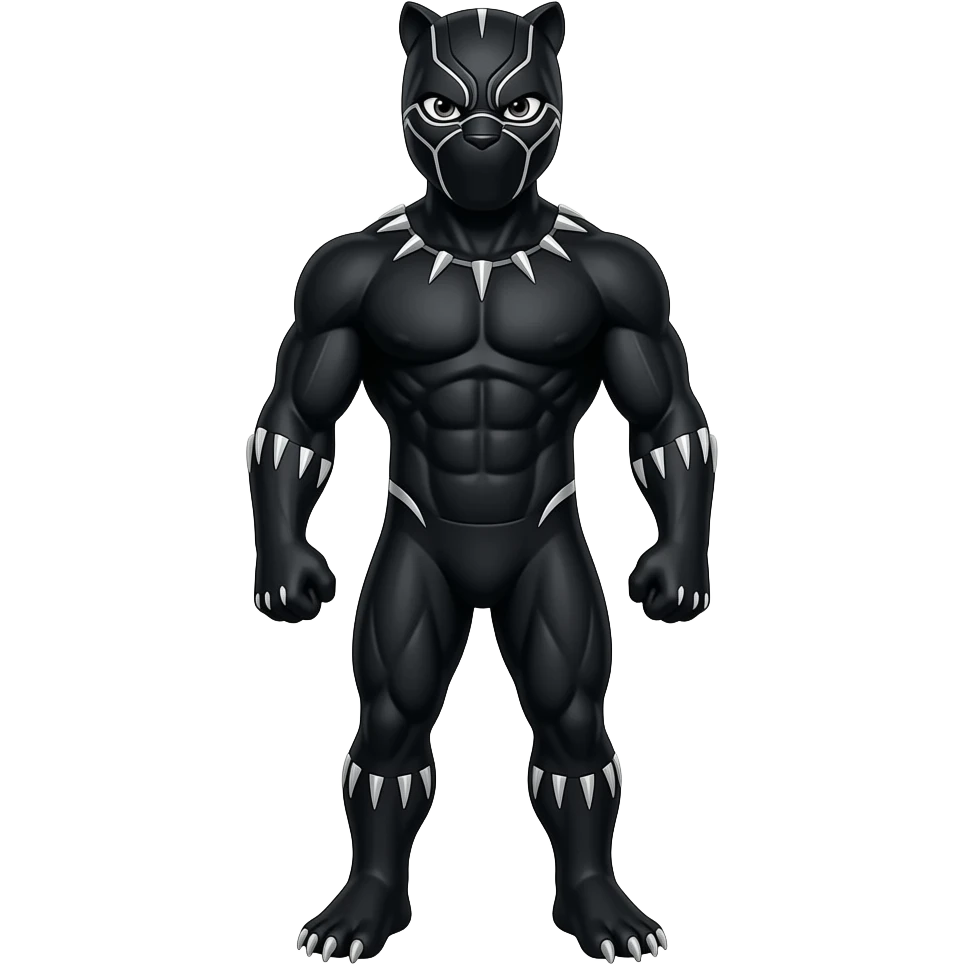 Kara panter emojisi hayvan olarak emoji