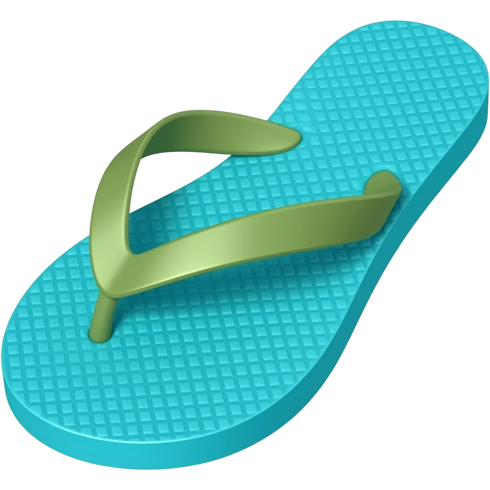 Una chancla en la mano emoji