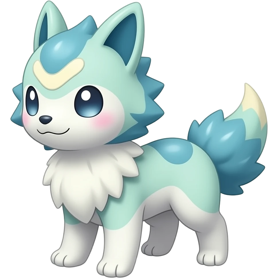 Shiny Absol-Salandit-Sylveon-Amaura-Fakémon-hybrid-creature (full body) emoji