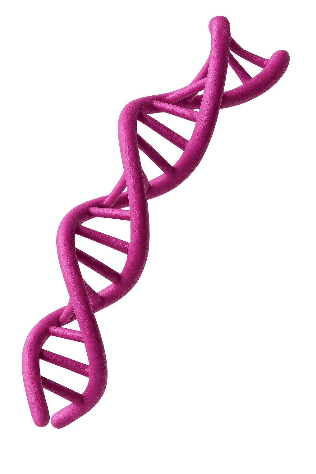 DNA 3D MAGENTA FLUTTUA IN ARIA emoji