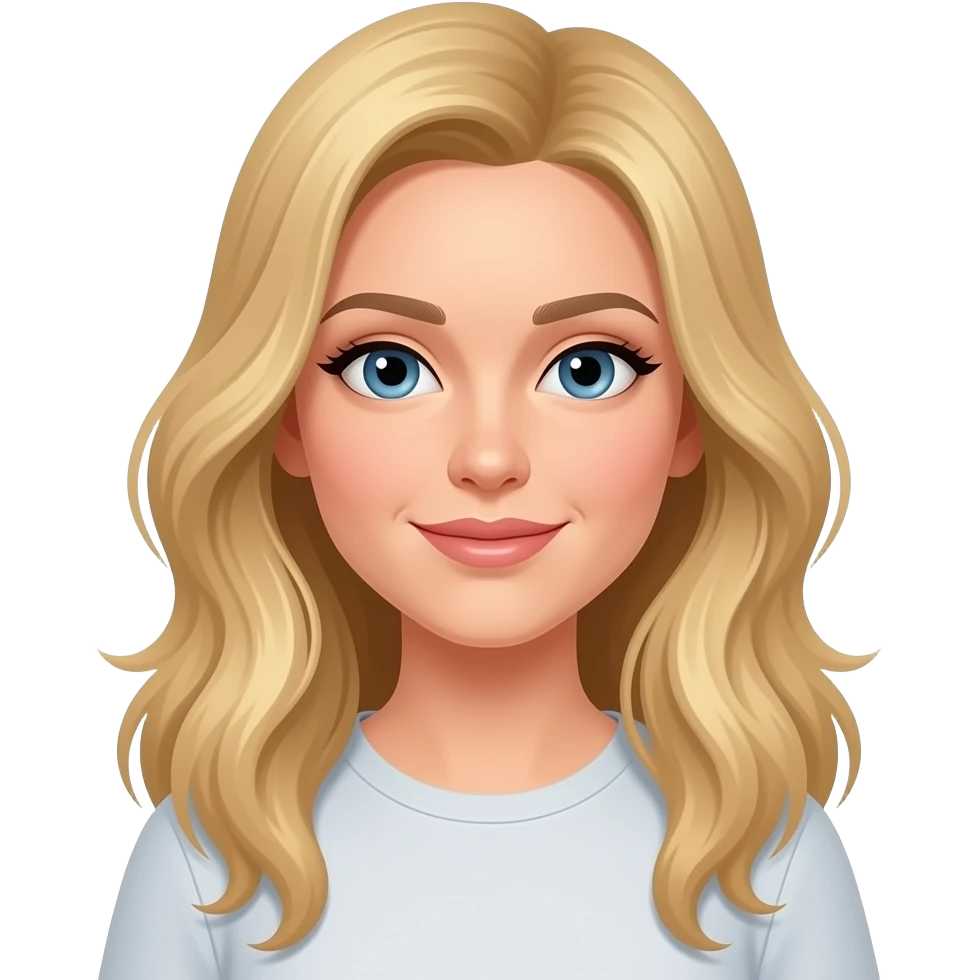 women blond head emoji