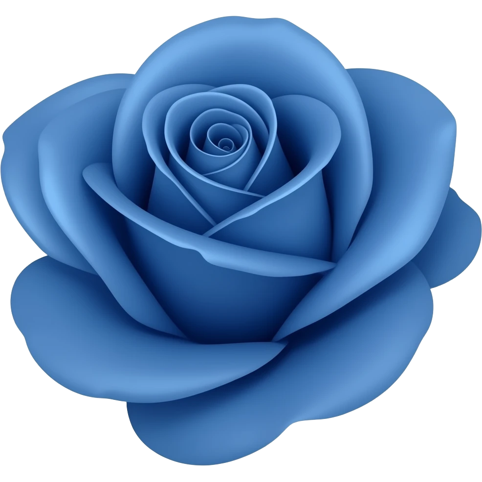 Michael kaisers blue rose emoji