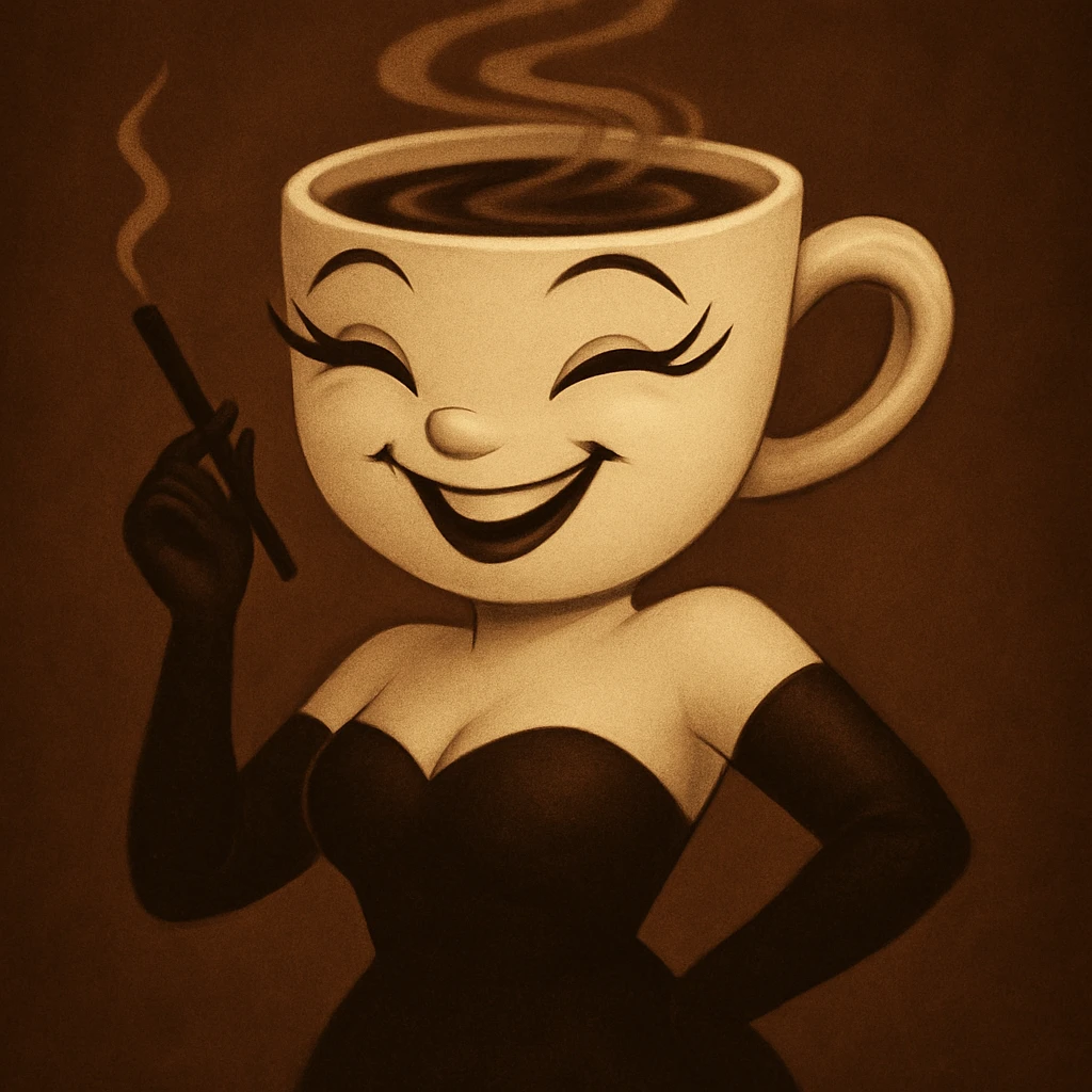 Edit the character in the reference image to have a happy expression while keeping the original style, outfit, and colors exactly as in the reference image. emoji