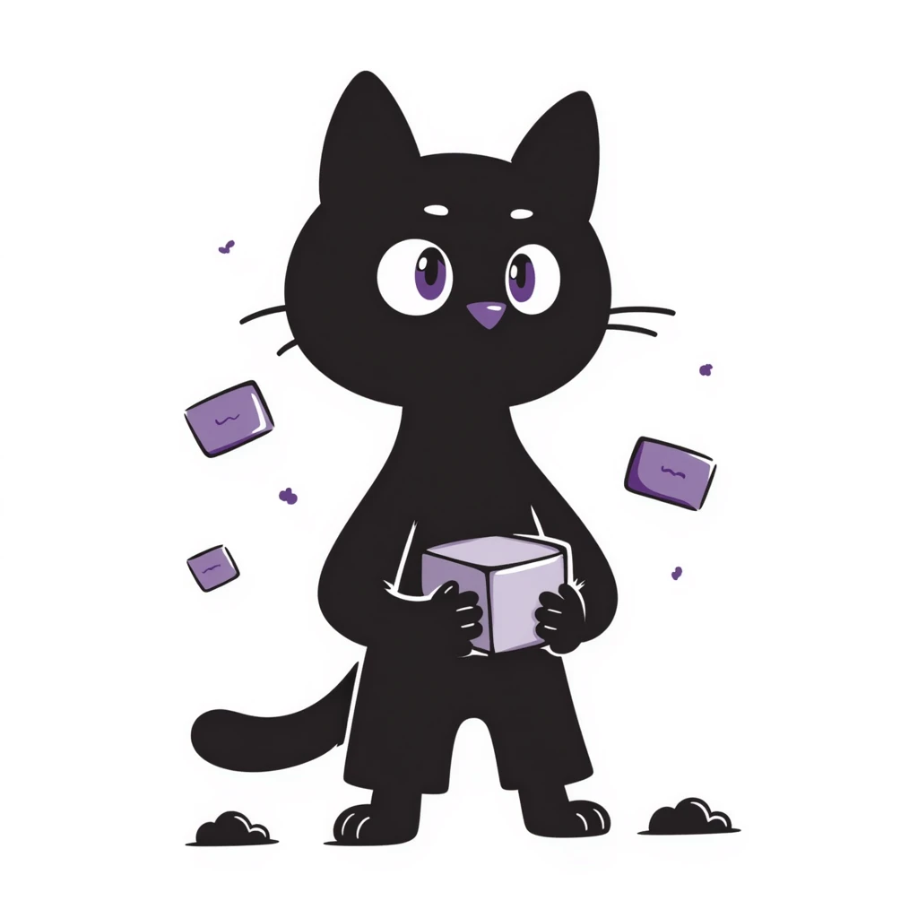 Enderman cat emoji