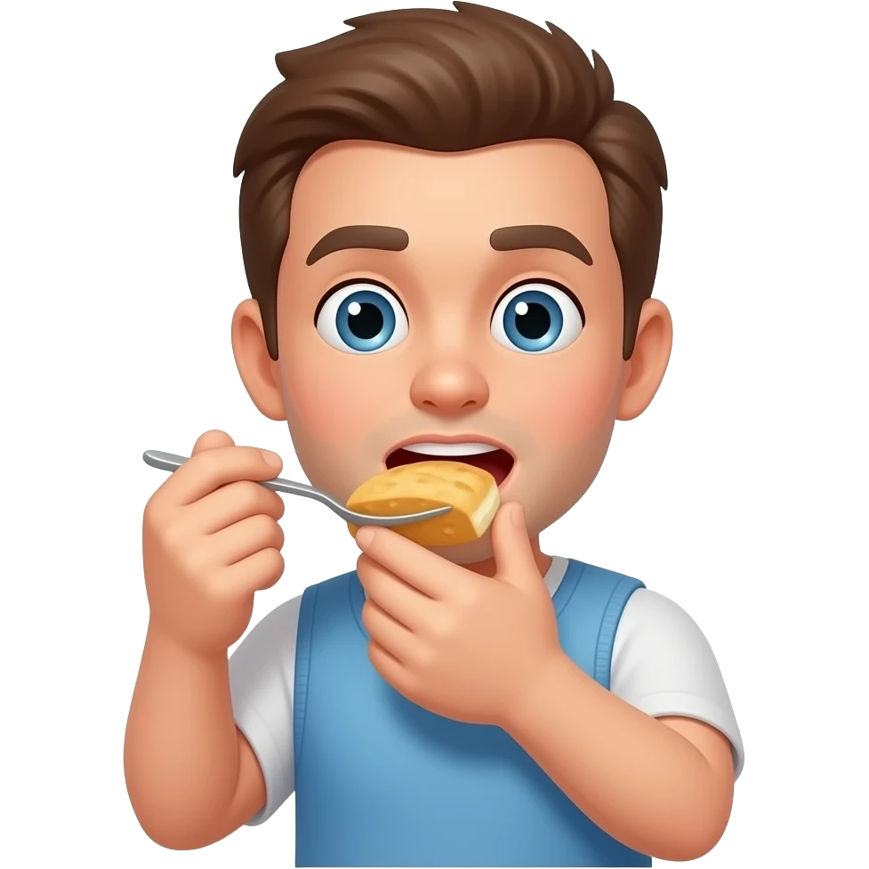 Emoji eating butt emoji