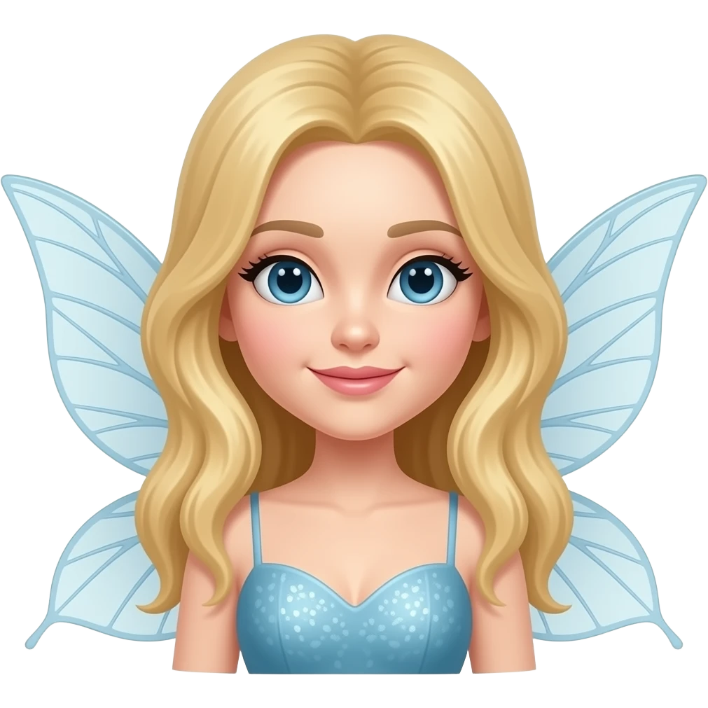 fairy face and wings glam emoji